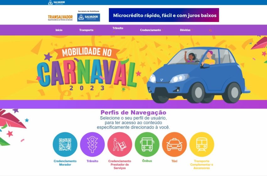  Prefeitura lança site para informações sobre trânsito e transporte 