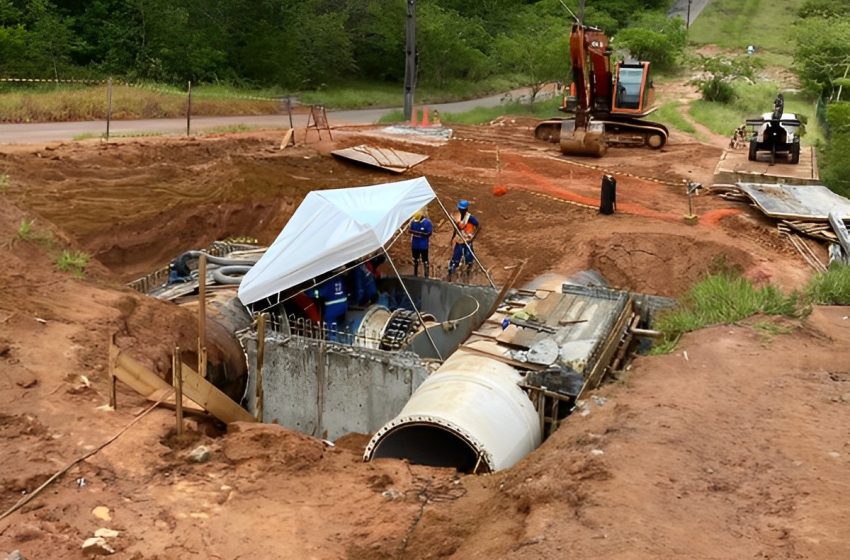  Obra para abastecimento de água de Salvador e RMS está dentro do previsto