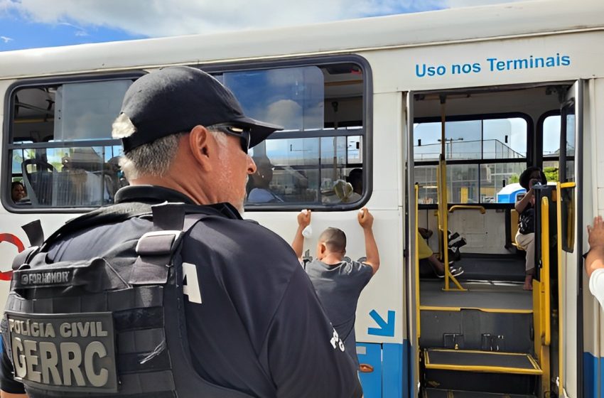  Homem suspeito de roubar diversos ônibus no Comércio é preso pelo Gerrc