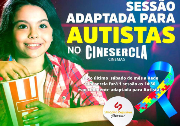  Cinema do Shopping Cajazeiras terá Sessão adaptada para autistas todo último sábado do mês