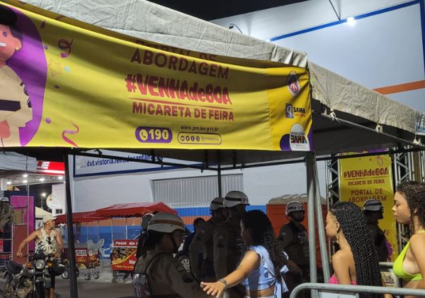  Objetos perfurocortantes serão aprendidos em Portais de Abordagem durante Micareta