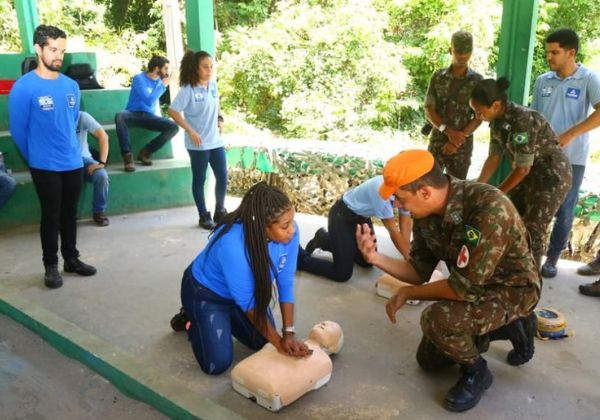  Agentes da Defesa Civil de Salvador recebem treinamento no 19ºBC