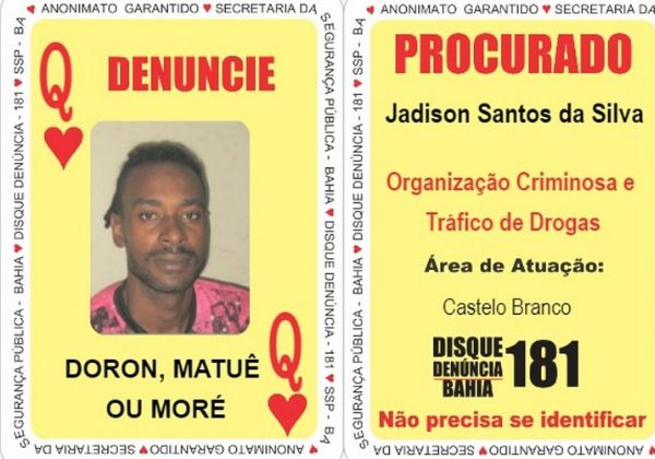  Líder de organização criminosa em Castelo Branco é inserido no Baralho do Crime