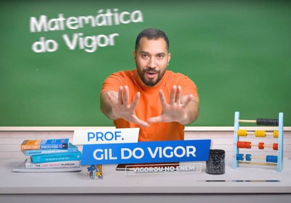  Gil do Vigor dará aulas de matemática no YouTube voltadas ao Enem