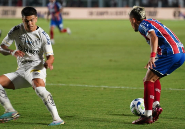  Copa do Brasil: Bahia empata com o Santos e promete casa cheia no jogo de volta