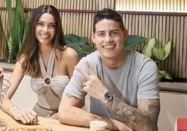  A fila andou? Joana Sanz, quase ex-mulher de Daniel Alves se encontrou com James Rodríguez na Colômbia