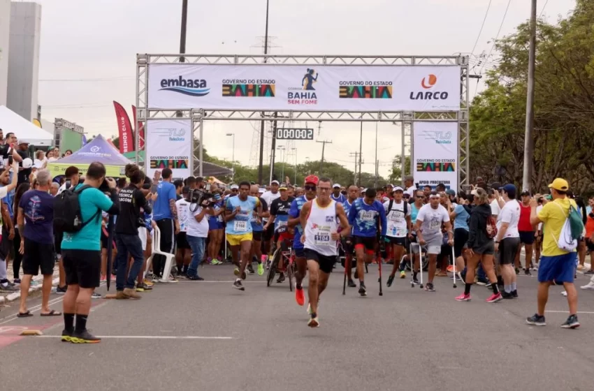  Corrida Bahia Sem Fome arrecada 26 toneladas de alimentos em ação de solidariedade