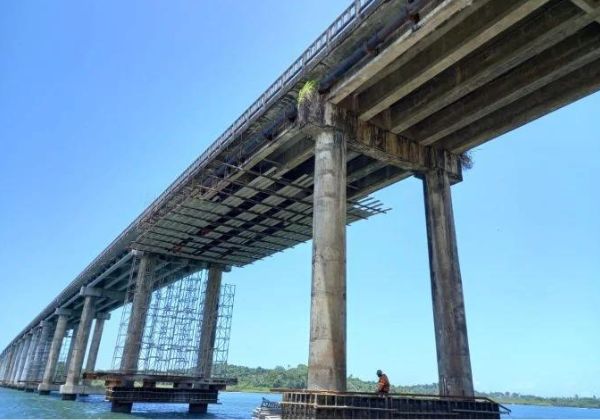  Interdição parcial da Ponte do Funil, em Itaparica, segue até 25 de agosto