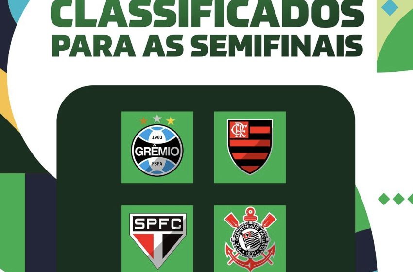  CBF sorteia mandos das semifinais da Copa do Brasil nesta segunda (17)