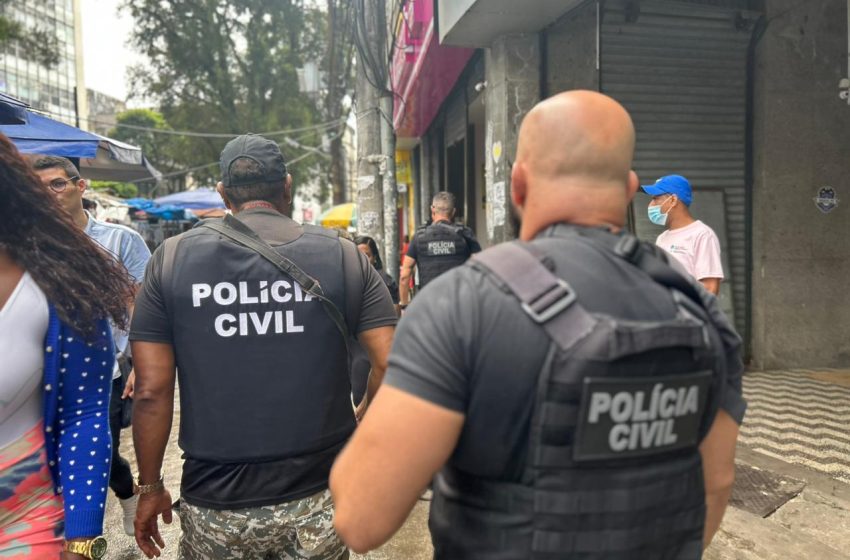  Polícia Civil realiza operação conjunta no Centro de Salvador