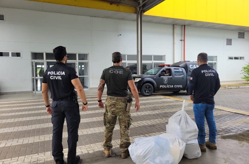  Cerca de 15 quilos de pasta base de cocaína é apreendida em Operação Correios