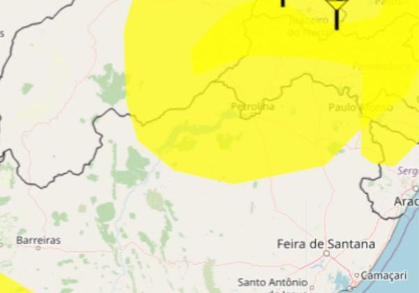  Defesa Civil do Estado alerta para riscos de chuvas intensas no interior da Bahia