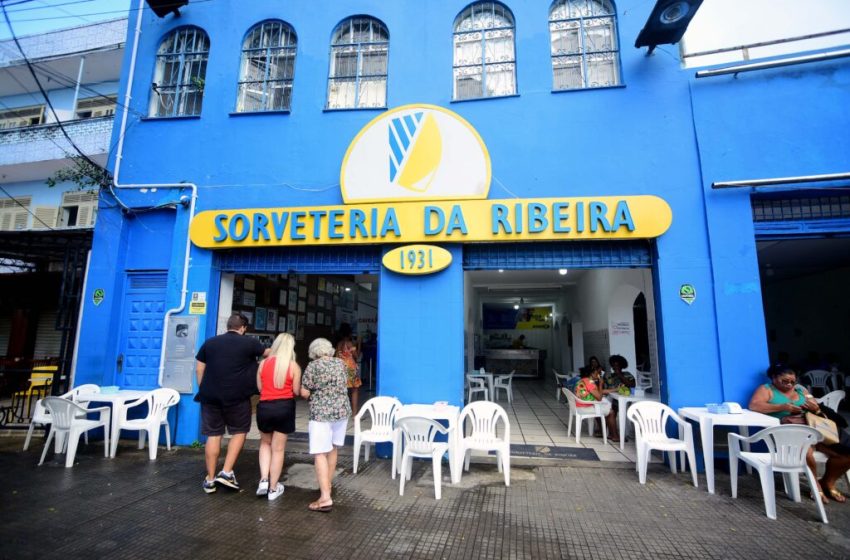  Sorveteria da Ribeira lota após aparecer entre as 100 mais icônicas do mundo