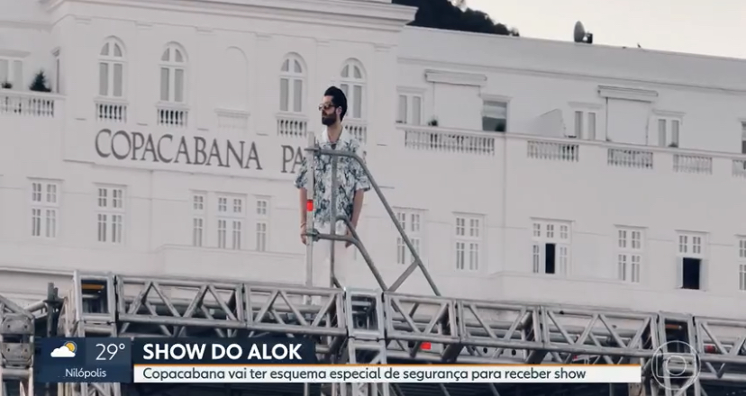  Show de Alok em Copacabana terá esquema de segurança do Réveillon