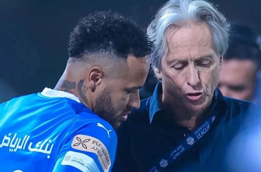  Neymar nega ter pedido demissão de Jorge Jesus do Al-Hilal