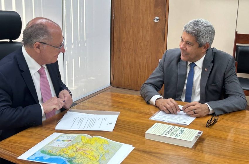  Jerônimo se encontra com o vice-presidente Geraldo Alckmin para tratar sobre investimentos na Bahia