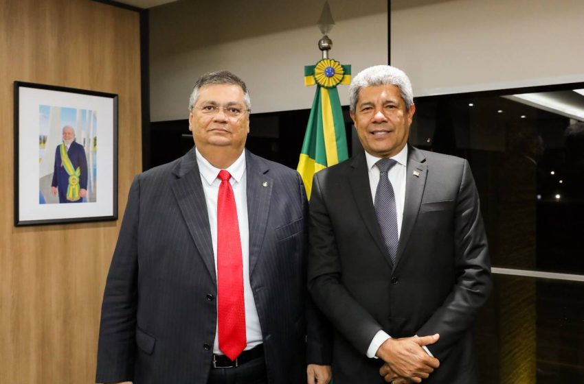  Jerônimo se reúne com ministro Flávio Dino e reforça parceria em ações de Segurança Pública