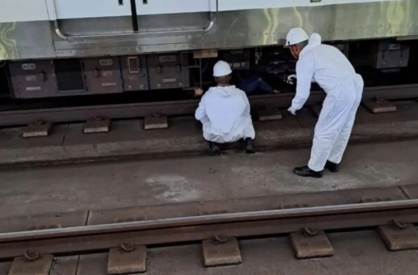  Mulher é empurrada nos trilhos da estação Pituaçu em Salvador