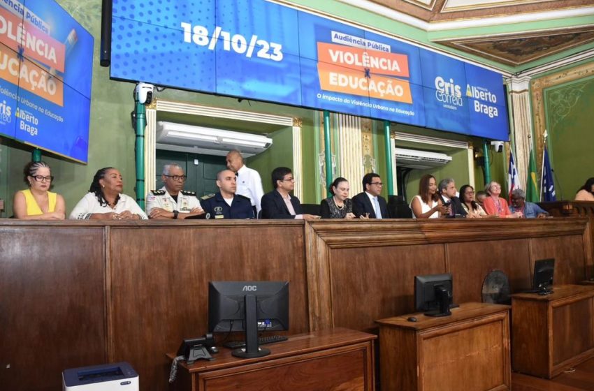  Câmara de Vereadores debate o impacto da violência na educação em Salvador