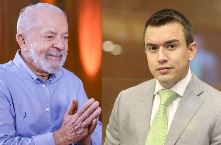  Presidente Lula cumprimenta Daniel Noboa por vitória no Equador