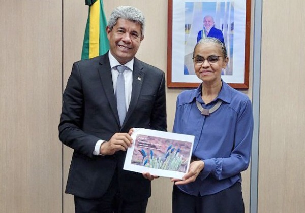  Jerônimo representa Consórcio Nordeste em reunião com Ministra do Meio Ambiente