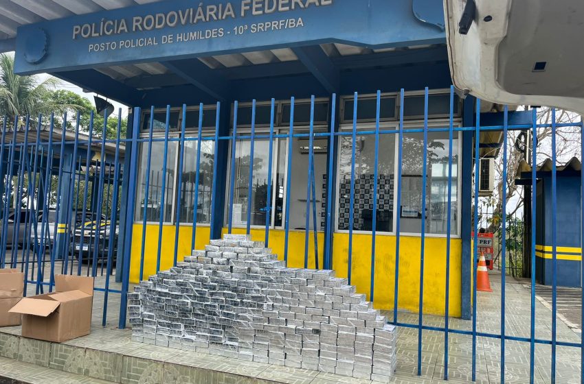  Após fuga na rodovia, PRF apreende carro recheado de cocaína na BR 101