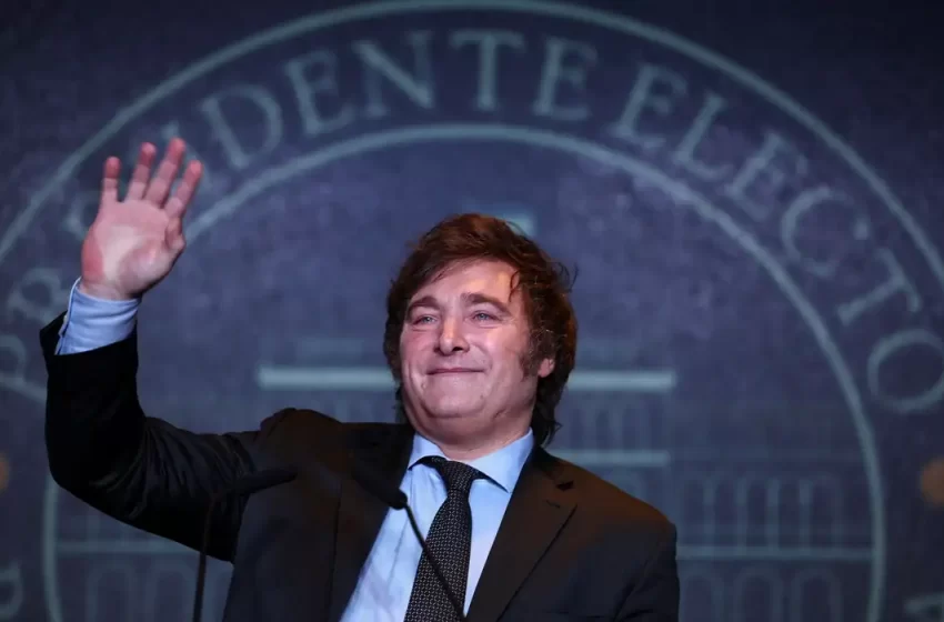  Javier Milei é eleito novo presidente da Argentina