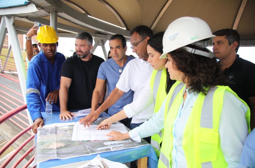  Bruno Reis vistoria obras e afirma que trecho final do BRT deve ser entregue no aniversário de Salvador