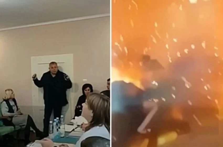  Deputado ucraniano explode granadas em reunião de prefeitura