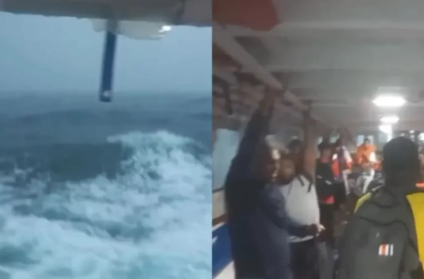  Chuva causa pânico em passageiros durante travessia Salvador-Mar Grande