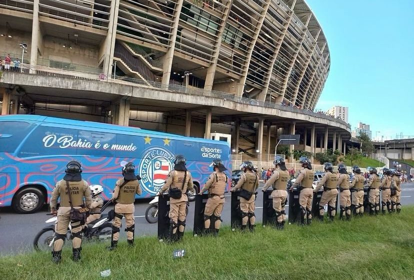  PM monta policiamento especial para o Bahia x Atlético Mineiro