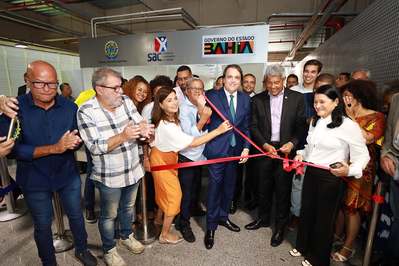  TRE inaugura posto de serviços e coleta de biometria na estação de metrô em Pituaçu