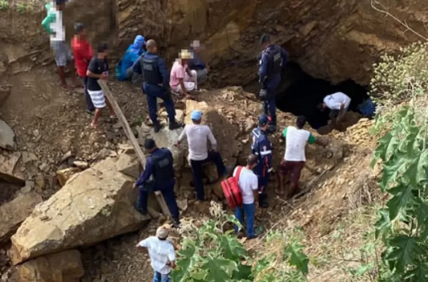  Homem morre soterrado em garimpo no interior da Bahia