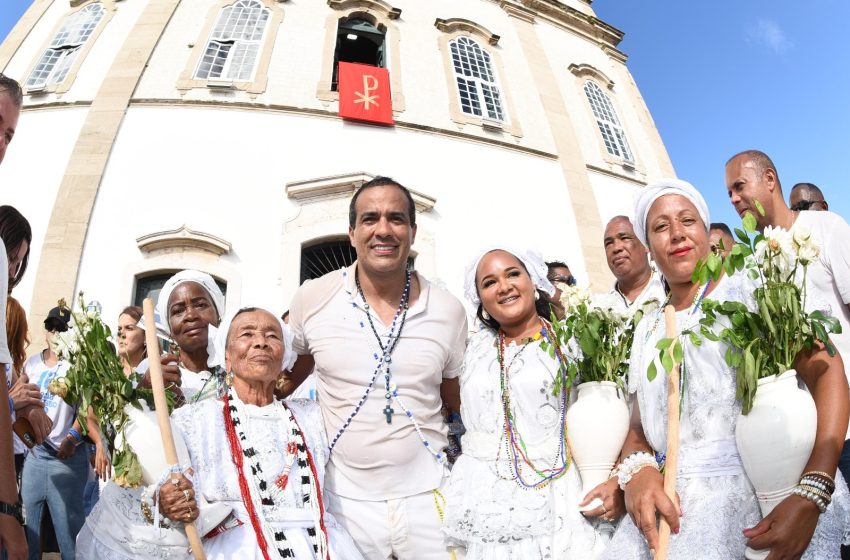  Vou retribuir esse amor e carinho com muito trabalho”, diz Bruno Reis após Lavagem do Bonfim