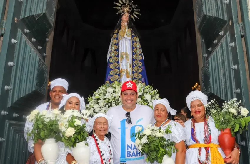  No Bonfim, Éden garante participação de Lula nas eleições de Salvador e na Bahia