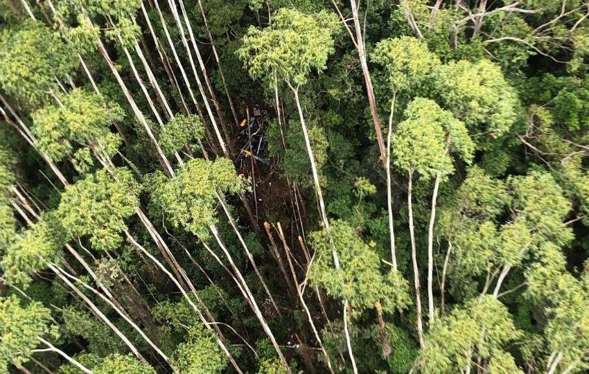  PM encontra helicóptero desaparecido há 12 dias com quatro passageiros