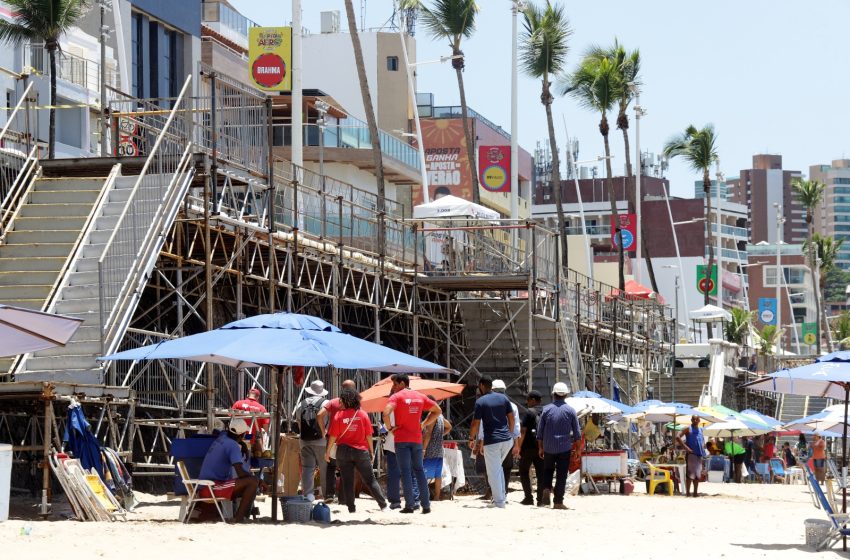  Ministério Público vistoria passarela dos ambulantes na Barra para Carnaval