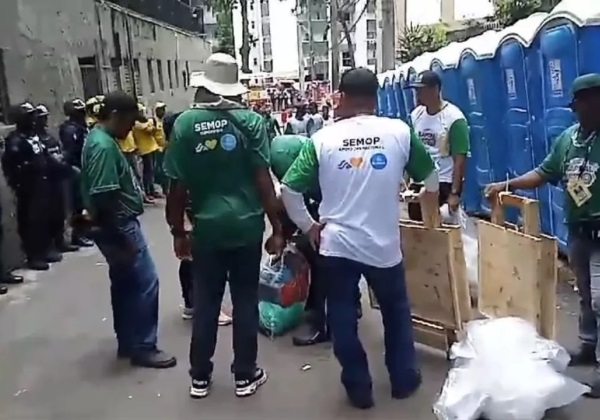  10 kg de carne armazenada de forma irregular foram apreendidas no circuito Dodô