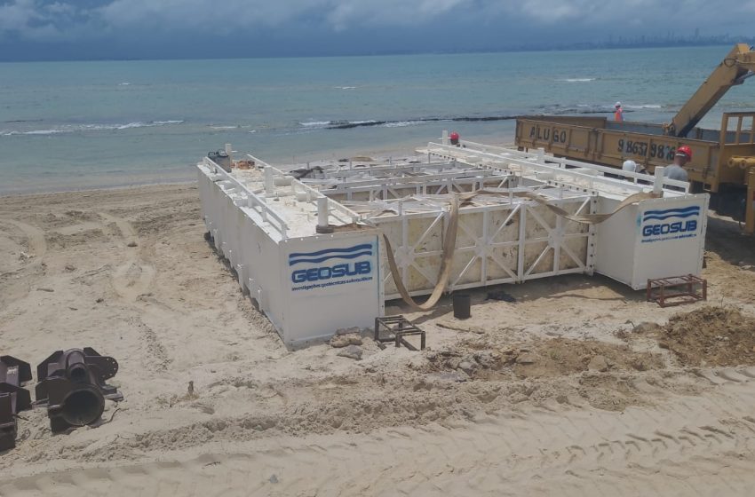  Ponte Salvador-Itaparica: começa montagem de plataforma para sondagem em Vera Cruz