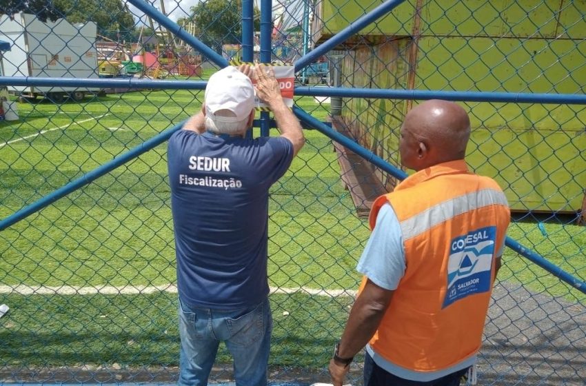  Sedur interdita parque de diversões instalado no Campo da Pronaica