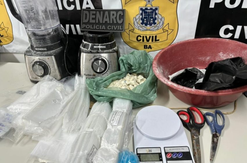  Polícia Civil desarticula mais um laboratório de produção de drogas na Engomadeira