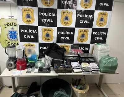  Polícia Civil desarticula laboratório de drogas em Salavdor
