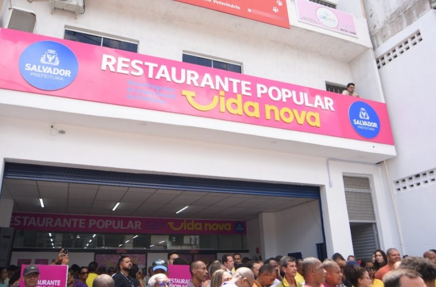  Prefeitura de Salvador inaugura Restaurante Popular no bairro de Águas Claras