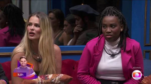  BBB 24: eliminação de Michel causa reações em Yasmin e Leidy