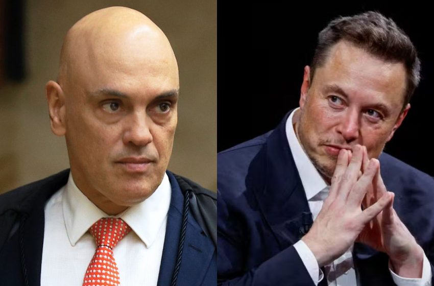  Elon Musk ameaça e critica Moraes no X após ter sido intimado por ministro