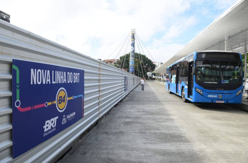  Linha B4 do BRT começa operação assistida entre Pituba e Lapa com ônibus a cada 10 minutos