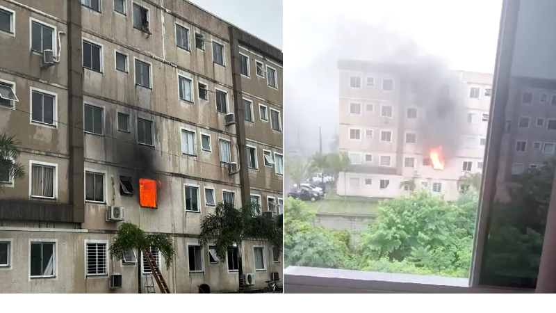  Homem coloca fogo em apartamento por não aceitar término de relacionamento