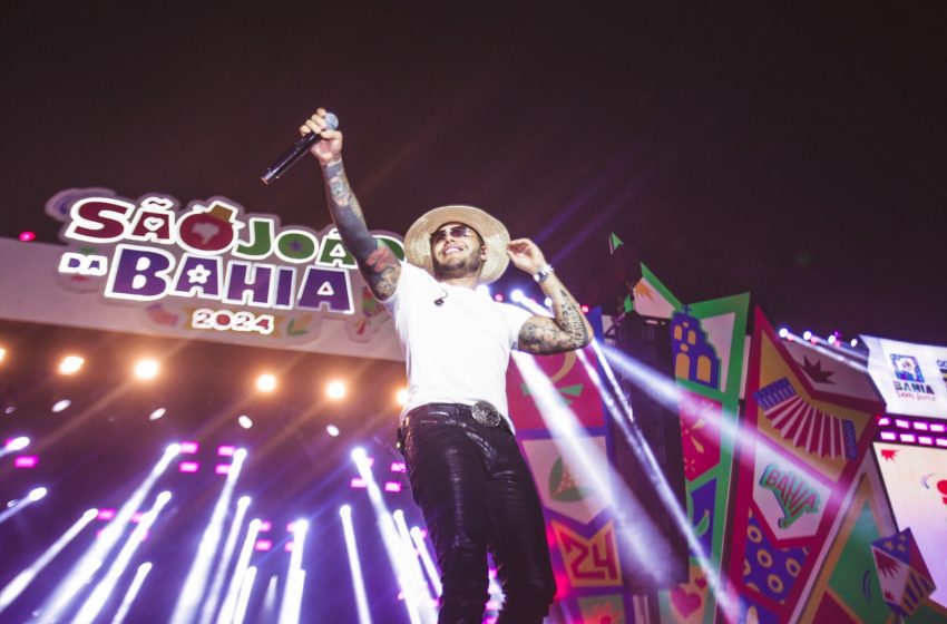  Gustavo Mioto, Bell Marques e Tierry emocionam fãs na noite de sábado do São João da Bahia 2024