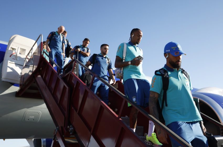  Seleção Brasileira chega ao Texas para amistoso contra o México