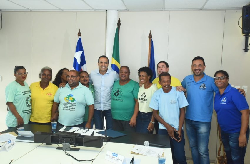  Prefeitura de Salvador anuncia de dívidas e isenção de tarifas para cooperativas de material reciclável